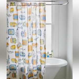 Urban Outfitters Sardine Shower Curtain, NWT